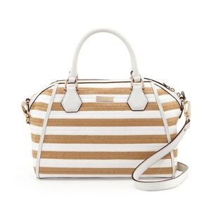 kate spade new york Catherine Street Straw Pippa Top Handle Shoulder Bag